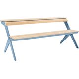 Weltevree - Tablebench - Slimme picknicktafel of bankje met rugsteun - Pastel blauw