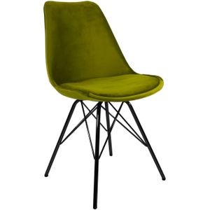 Kick kuipstoel Velvet - Groen