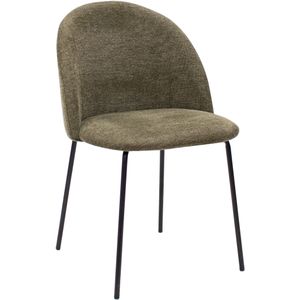 Kick - Noa - Eetkamerstoel - Groen - Polyester - Industrieel