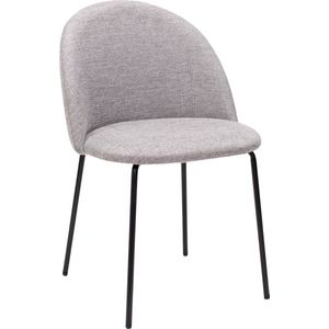 Kick - Noa - Eetkamerstoel - Grijs - Polyester - Industrieel