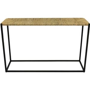 Kick Collection - Sidetable Fay - Industrieel - Touw en Metaal - 140 cm Breed