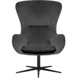 Kick Fauteuil Boaz - Donkergrijs