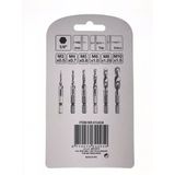Hofftech Boor tap set 6 delig
