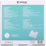Benson - Digitale Personenweegschaal - Wit - Max 180 kg - Antislip