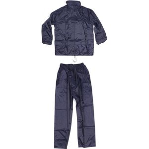 Lastpak regenpak - maat M- blauw - set van regenjas en regenbroek - waterdicht
