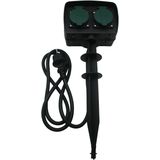Benson - Tuincontactdoos - Spatwaterdicht - Tijdschakelaar - 1,5m Kabel - 2-voudig