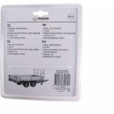 Benson Aanhangwagen achterlicht - 18 LED - vierkant - 10 x 10 cm - helder glas - E11 keurmerk