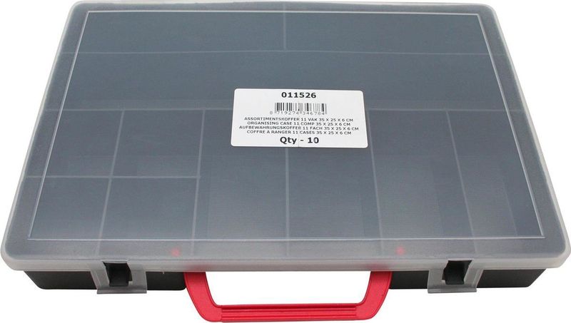 Benson - Opbergdoos - Grijs - 11-vaks - Kunststof - 35 x 25 cm