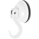 Benson sterke zuignap badkamer/keuken ophang haken - kunststof - Draagkracht 6 KG