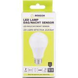 Benson LED E27 Lamp met Dag/Nacht Sensor 9W - 2700K