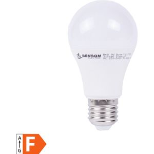 Benson LED E27 Lamp met Dag/Nacht Sensor 9W - 2700K