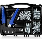 Hofftech Complete hollewand ankerset - 72-delig - inclusief tang en opbergkoffer