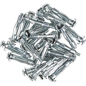 Hofftech - Hollewand Ankers - M4 x 32 mm - Elektroverzinkt Staal