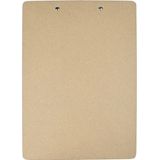 Benson Stijlvol houten klembord - A4 formaat - ergonomisch ontwerp - met ophangpunt - 230 × 320 mm