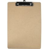Benson Stijlvol houten klembord - A4 formaat - ergonomisch ontwerp - met ophangpunt - 230 × 320 mm