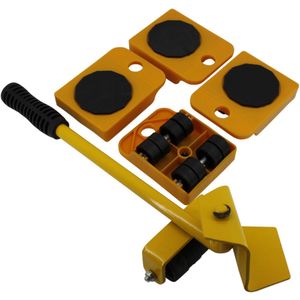 Benson Meubelrollers met hefboom - 4 stuks - anti-slip - 150 kg draagkracht - compact en veelzijdig