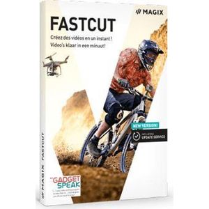PRO-mounts FastCut by MAGIX | Video edit software (For Windows)
