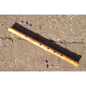 Shakuhachi van Essenhout - HarmonyFlute - 1.8 Shaku (D) - Traditionele Japanse Fluit - Hoge Kwaliteit