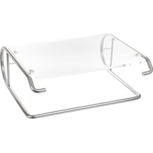 R-Go Steel Essential - Monitorstandaard - verhoger - Transparant