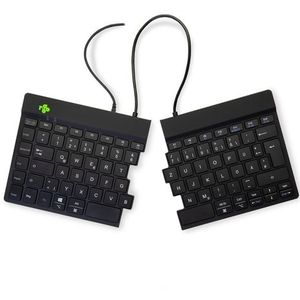R-Go Split Break - Ergonomisch - Met Pauzesoftware - USB - QWERTZ(DE) - Zwart