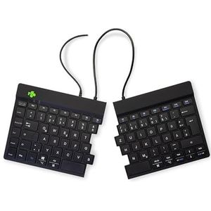 r-go Split Break ergonomische Tastatur geteilt, kabelgebunden schwarz