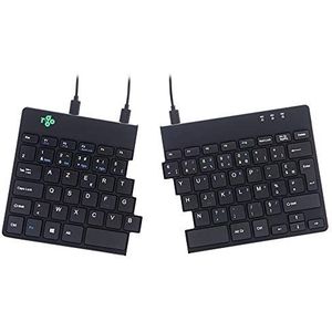 R-Go Split Break - Ergonomisch - Met Pauzesoftware - USB - AZERTY (FR) - Zwart