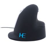 R-Go Tools - HE Break - Muis - Zilver - Linkshandig - Bedraad