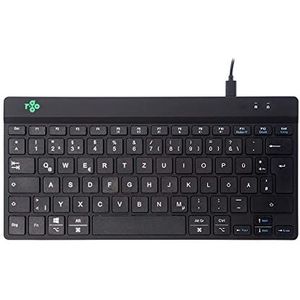 R-Go Tools - Compact Break - Toetsenbord - Zwart - Bedraad - QWERTZ