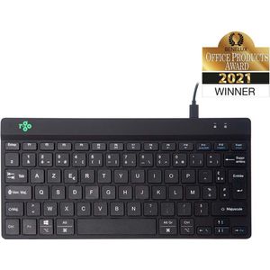 R-Go Tools - Compact Break-Toetsenbord - Zwart - Bekabeld - Ergonomisch Ontwerp