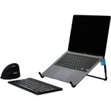 Laptopstandaard R-Go Steel Travel Zwart