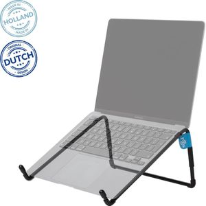 Laptopstandaard R-Go Steel Travel Zwart