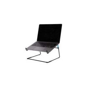 Laptopstandaard R-Go Steel Office Zwart