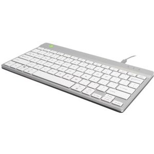 R-Go Tools Compact Break Ergonomic Keyboard QWERTY (US), bedraad, W128444811 (toetsenbord QWERTY (US), bedraad, wit)