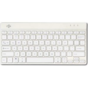 R-Go Tools Compact Break - Ergonomisch Toetsenbord - Draadloos - Scissor Toetsen - Qwerty - Wit
