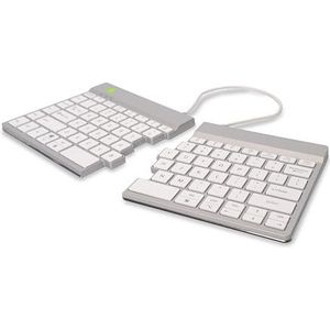 R-GO Tools Split Break Toetsenbord Bluetooth QWERTY, US-Engels Wit Ergonomisch