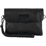 Chabo Bags leren crossbody tas zwart