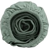 Yumeko - Hoeslaken - Jade Groen - 100% Biologisch Katoen