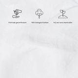 Yumeko hoeslaken gewassen linnen wit 180x200x30 - Biologisch & ecologisch