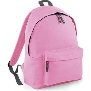 BagBase Backpack Rugzak - 18 l - Classic Pink/Grey