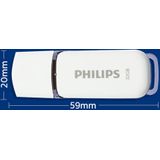 Philips FM32FD70E - USB 2.0 32GB - Snow Edition - Grijs - 3 stuks