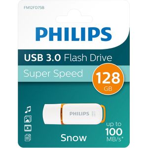 Philips USB Stick - 128GB - Snow Edition - USB 3.0 - Sunrise Orange