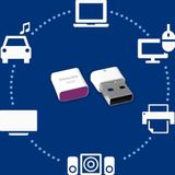 Philips FM64FD85B USB Stick - 64GB - USB 2.0 - Pico - Paars