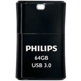 Philips FM64FD90B - USB 3.0 64GB - Pico - Zwart