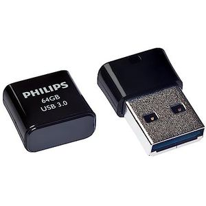 Philips FM64FD90B - USB 3.0 64GB - Pico - Zwart