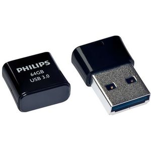 Philips FM64FD90B - USB 3.0 64GB - Pico - Zwart