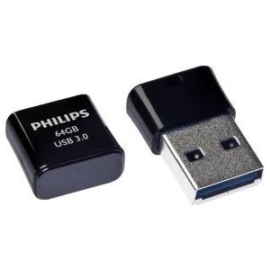 Philips - Pico Edition - USB-stick - 64GB - Zwart - USB 3.0