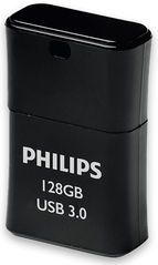 Philips FM12FD90B Pico Edition - 128 GB - USB 3.0 - Keychain - Zwart