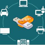 Philips FM12FD00B - USB 3.0 128GB - Vivid - Bruin