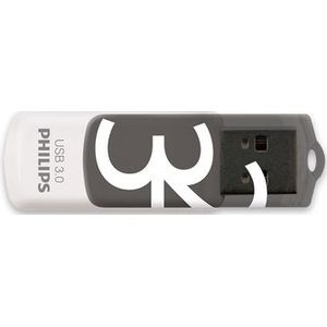 Philips FM32FD00D - USB 3.0 32GB - Vivid - Grijs - 2 stuks