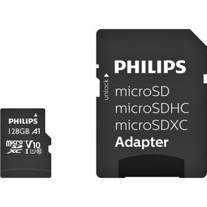 Philips - Micro SDXC - Geheugenkaart - 128GB - UHS-I U1